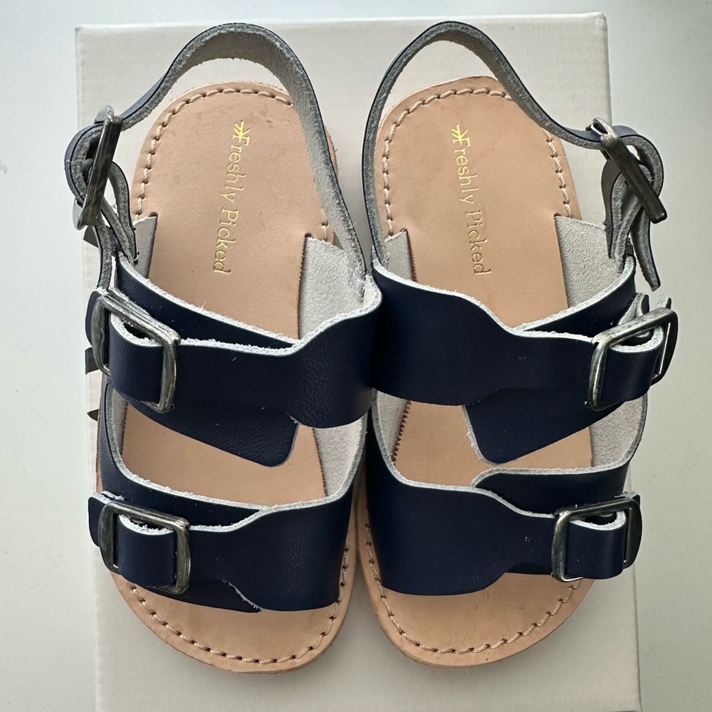 Freshly Picked Toddlers Maritime Delray Sandals NWT